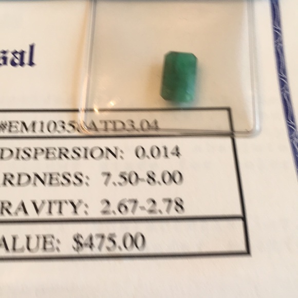 3.04 Carat Emerald - Picture 7 of 7